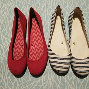 2 pairs SZ 9 flats!